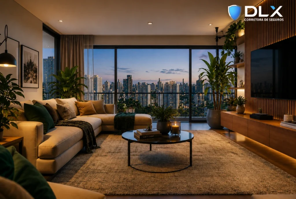 quanto custa seguro residencial em São Paulo — apartamento protegido pela DLX Corretora de Seguros